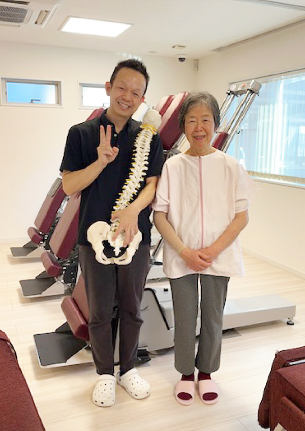 脊柱管狭窄症による足のしびれが改善しました。